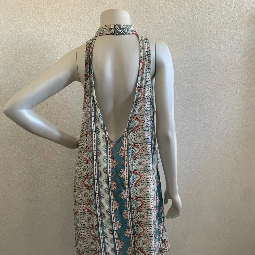 Intimately Free People Mock Neck Slip Dress Boho Large - Picture 6 of 14